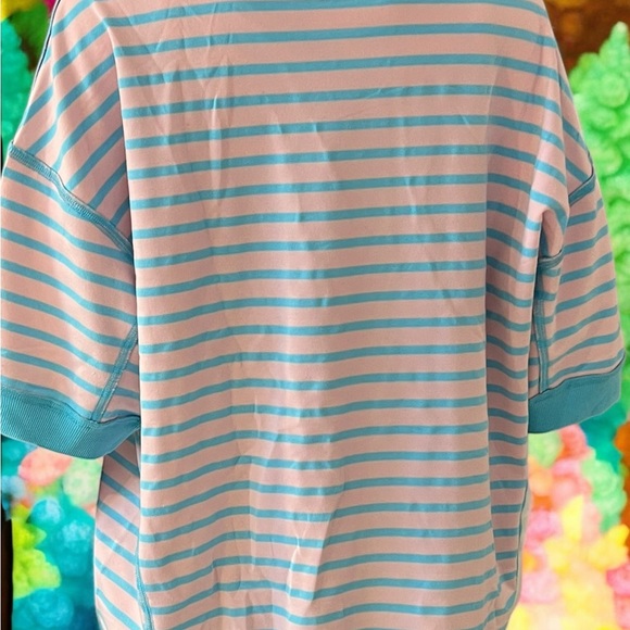 Pink and blue bubble gum bunny oversized top S M L XL 2 XL - Picture 6 of 9